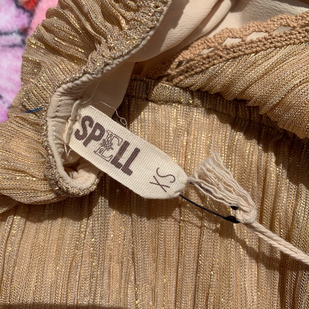 Spell & the Gypsy Collective Liquid Gold Jumpsuit - Picture 5 of 7